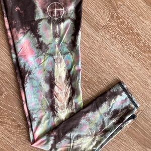 Teeki Eagle Feather Pink Hot Pant